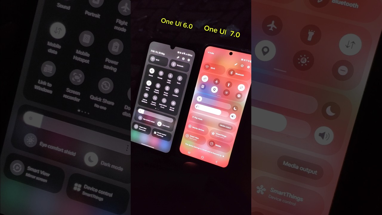 samsung one UI 6.1 vs one UI 7.1 #android #samsung #ui #oneui6 #oneui7