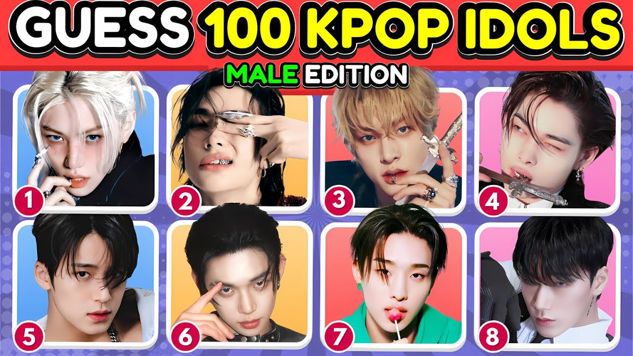 УГАДАЙТЕ САМЫХ ПОПУЛЯРНЫХ айдолов-мужчин K-Pop ПРЯМО СЕЙЧАС!💥| K-Pop Quiz Game 2025