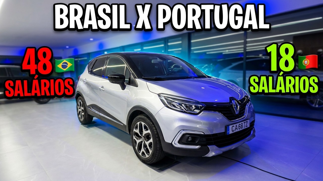 CUSTO PARA TER UM CARRO: BRASIL X PORTUGAL!