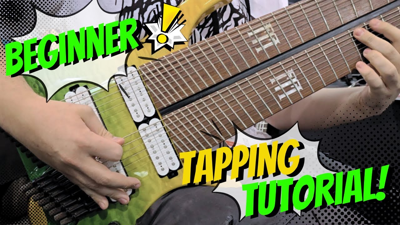 Beginner Tapping Tutorial! FM GUITARS