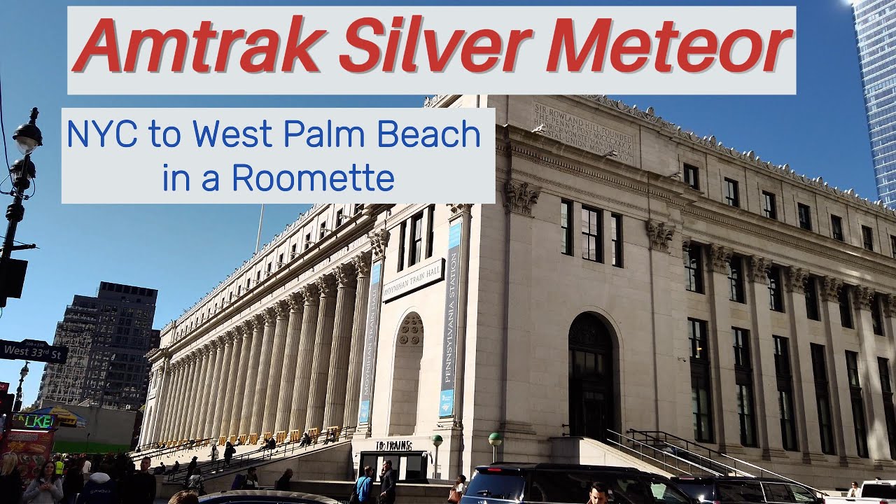 Спальный вагон Amtrak из Нью-Йорка в Уэст-Палм-Бич.