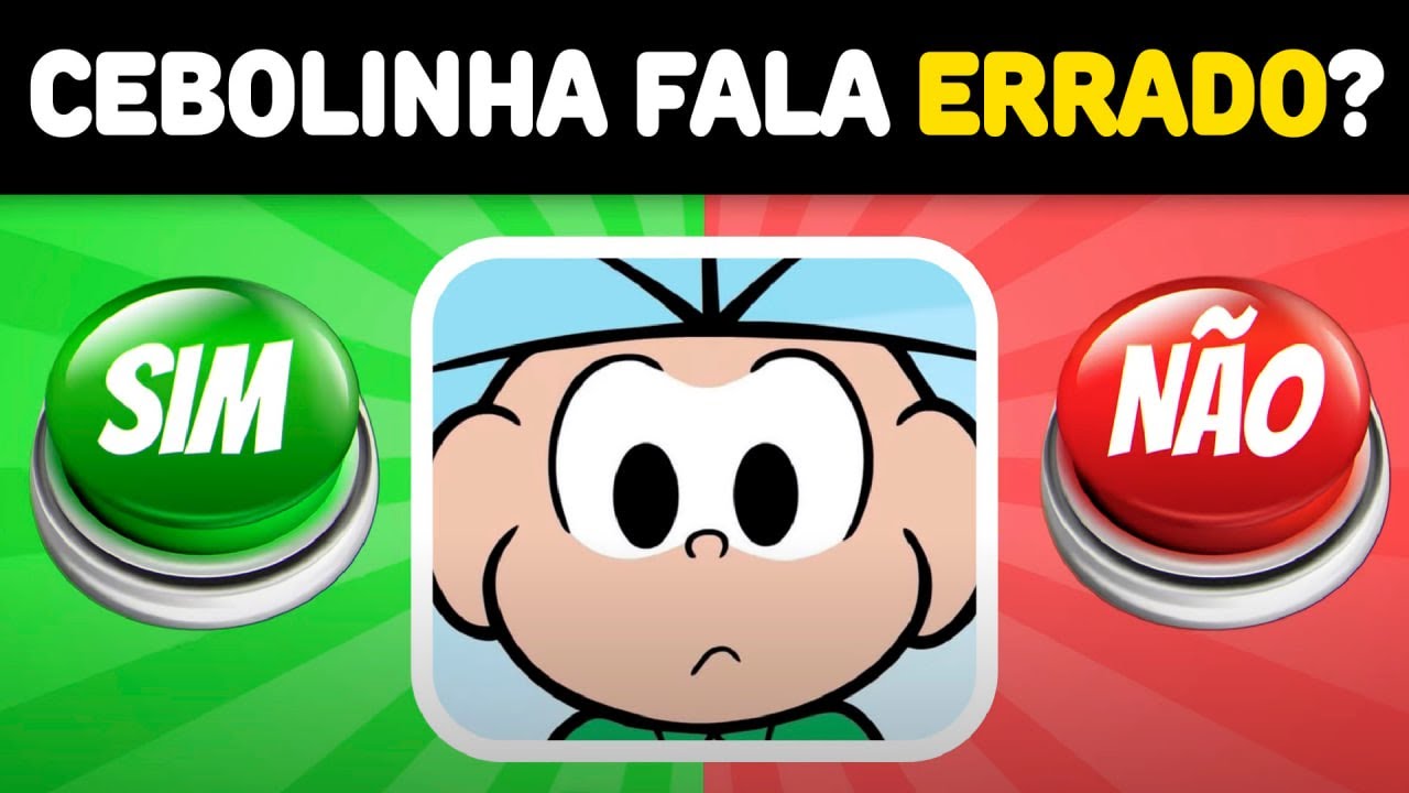 ✔️❌ TURMA DA MÔNICA | DESAFIO SIM OU NÃO | #quiz #turmadamônica #simounão