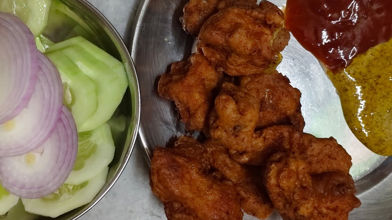 #chiken pokora 🥰😋#ঘরোয়া পদ্ধতিতে বাড়িতে তৈরি রেস্টুরেন্ট এর মতো চিকেন পকোড়া #plz subscribe 👍