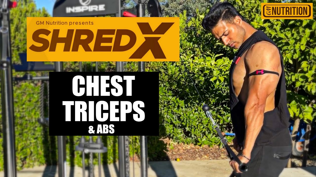 Chest / Triceps & Abs - SHRED X | Veg Fat Loss Program by Guru Mann