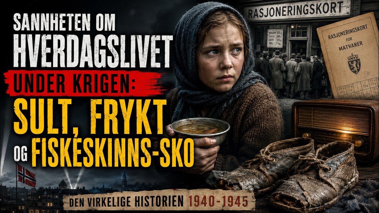 Sannheten om hverdagslivet under krigen: Sult, Frykt og Fiskeskinns-sko