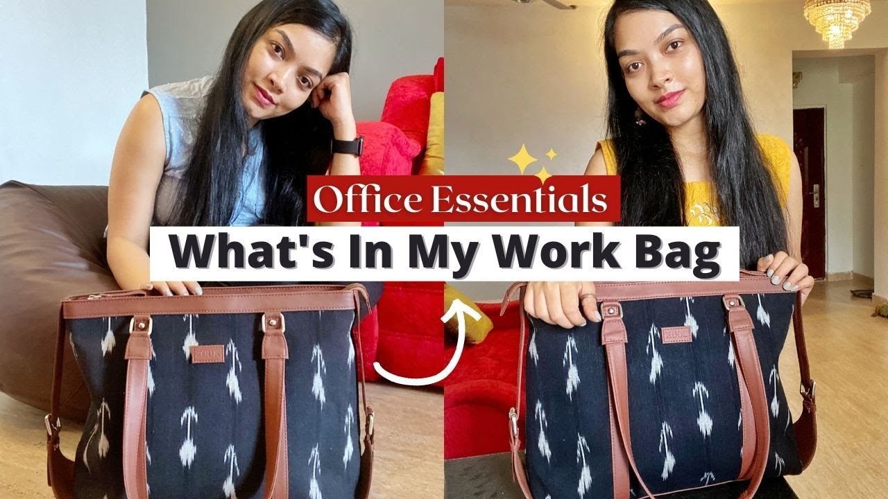 What's In My *Zouk Office Bag* ? How I Organize My New Laptop / Office  Bag?  Madly Mon