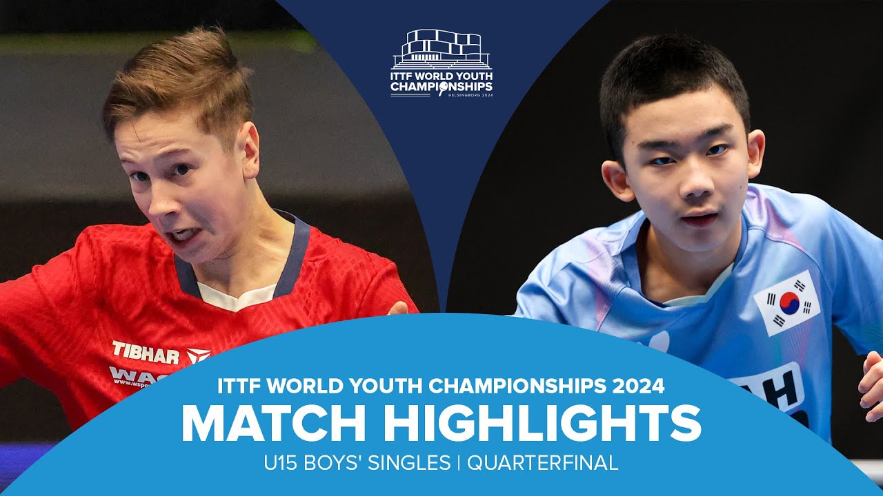Noah Vitel vs Lee Seungsoo | U15 BS-QF | ITTF World Youth Championships 2024