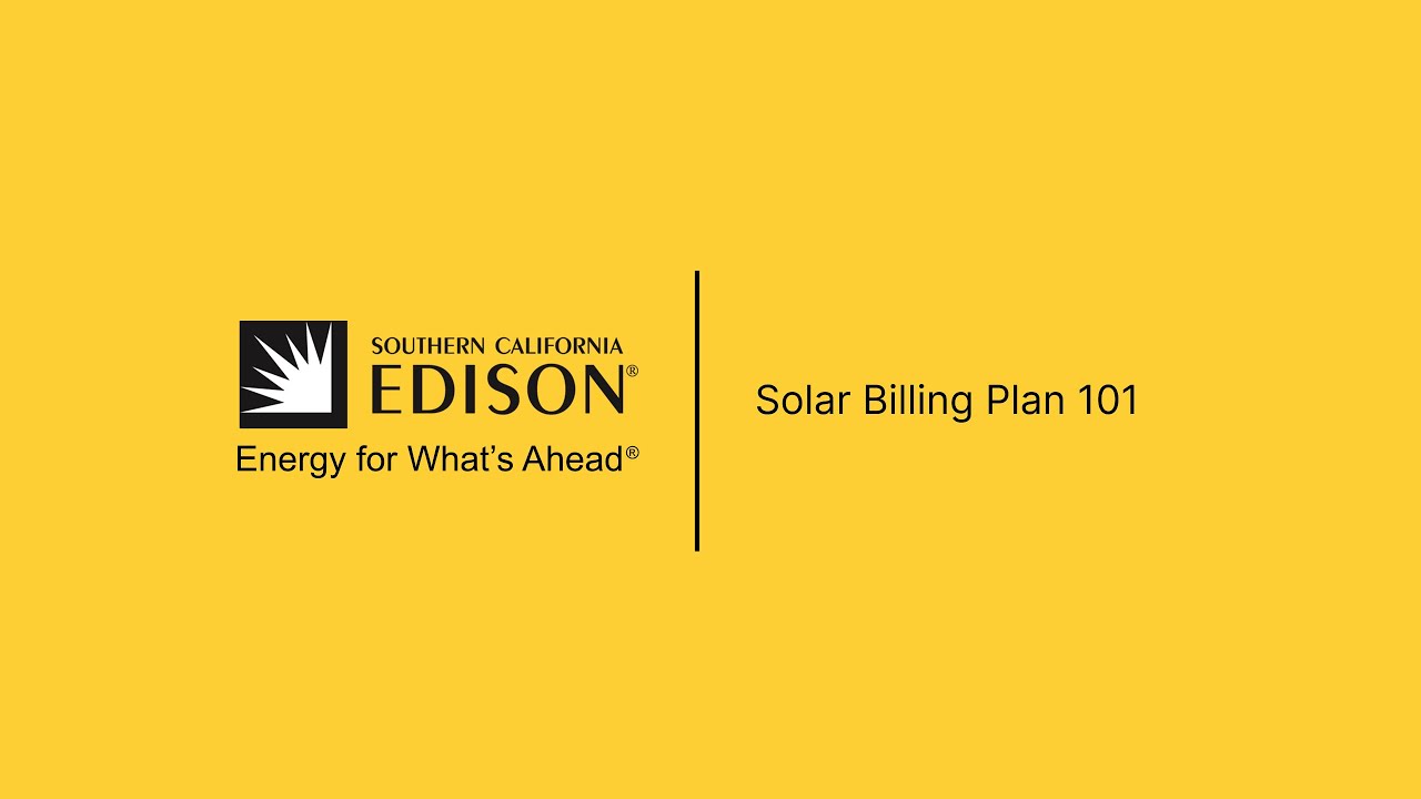 Solar Billing Plan 101 Basics