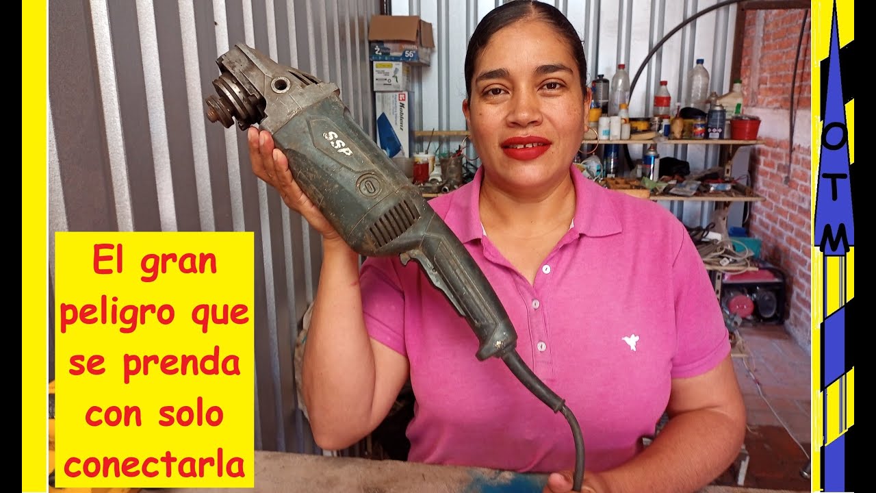 Como reparar el interruptor de una pulidora industrial SSP de Makita
