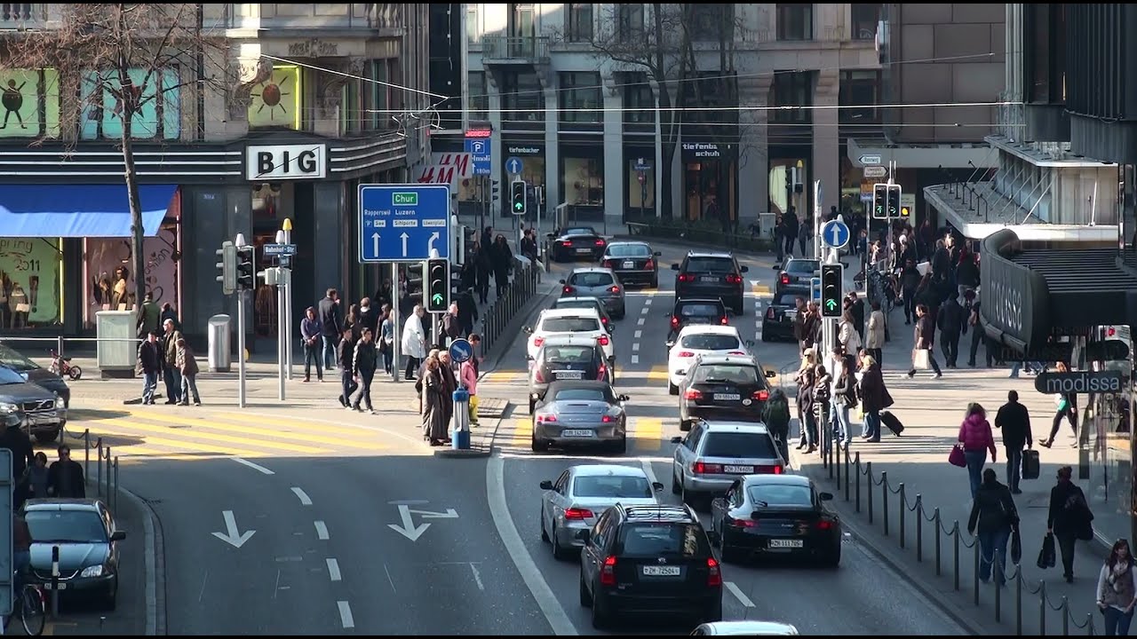 Zürich City TimeLapse Video - springtime
