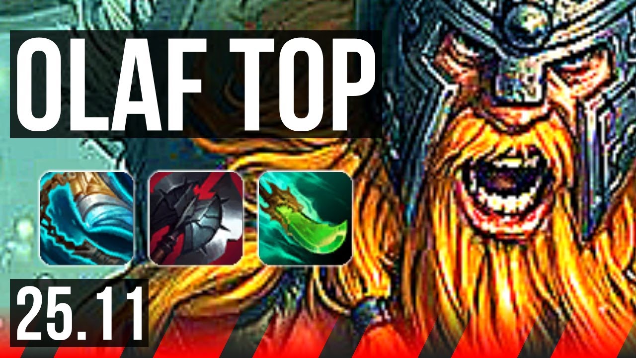 OLAF vs AATROX (TOP) | 8/3/8 | EUW Grandmaster | 25.11