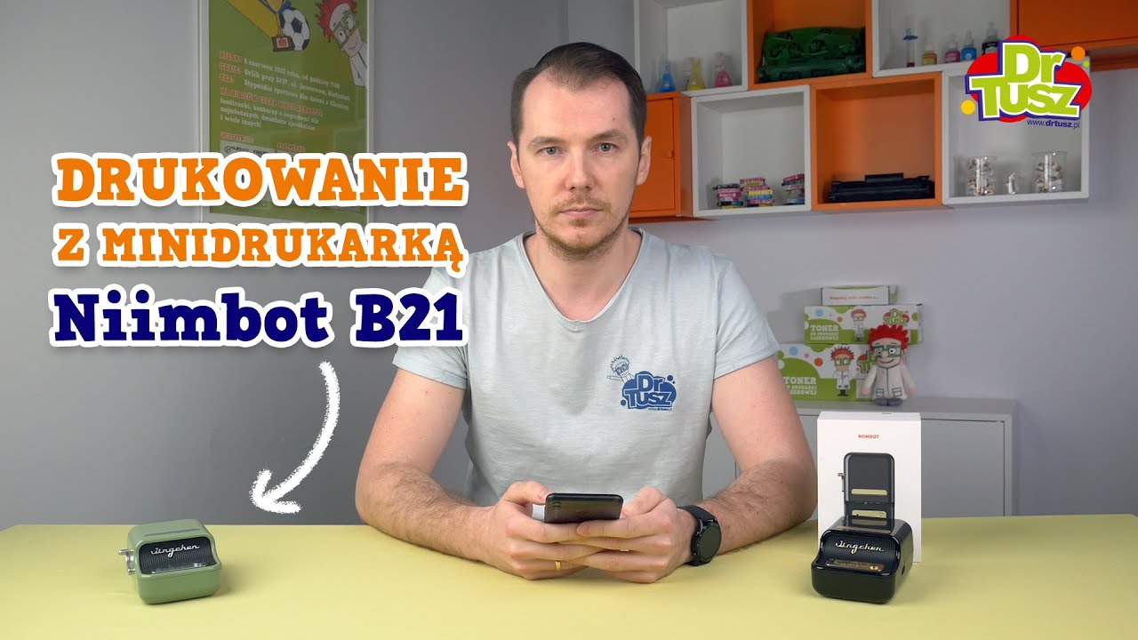 Szybki test mini-drukarki Niimbot B21 | DrTusz.pl