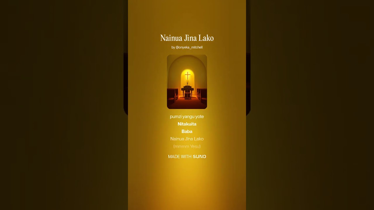 Nainua Jina Lako