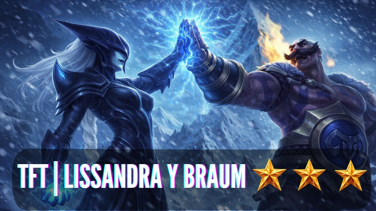 TFT | Freijord | Braum y Lissandra carreando hard! #damiwizard #leagueoflegends #teamfighttactics