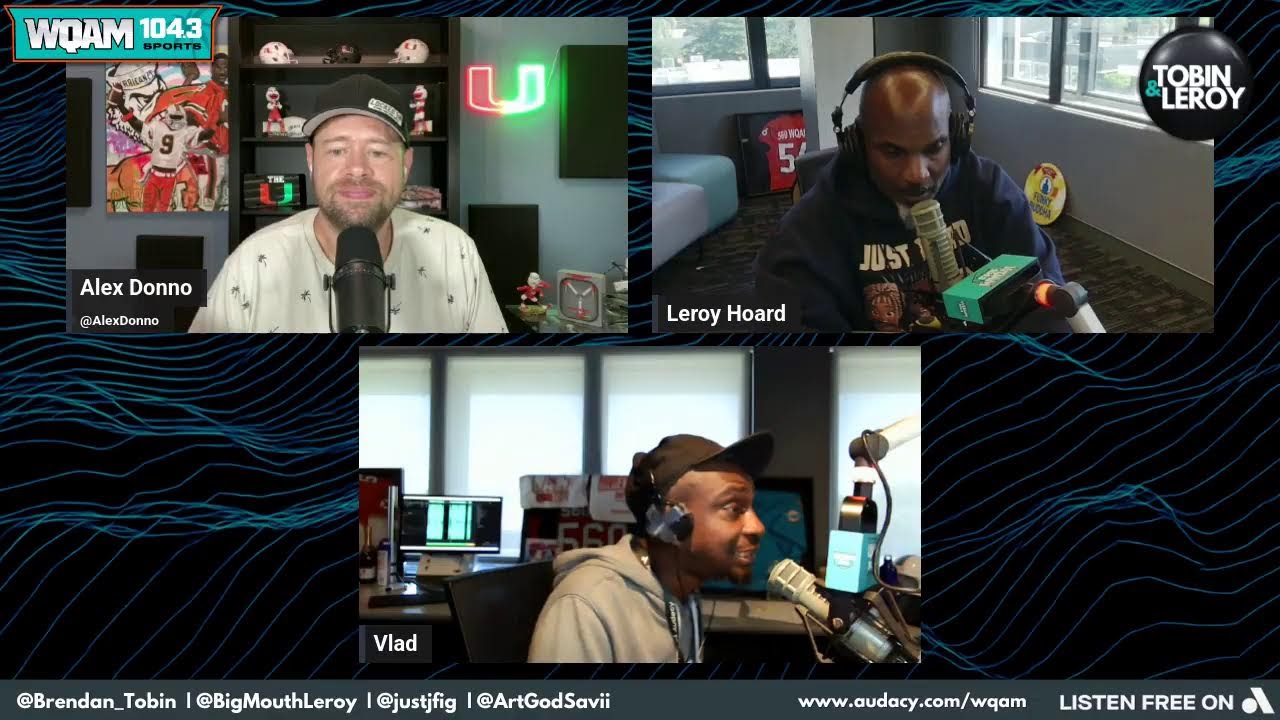 Miami Dolphins Lose to Ravens, GM Chris Grier Let Go, Miami Heat fall to Spurs | Tobin & Leroy