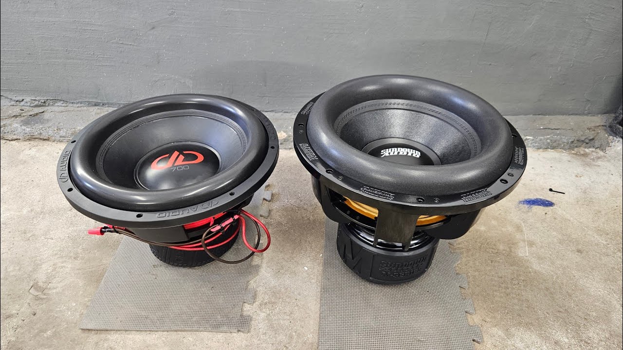 SUNDOWN AUDIO M15 vs DD audio 715f 