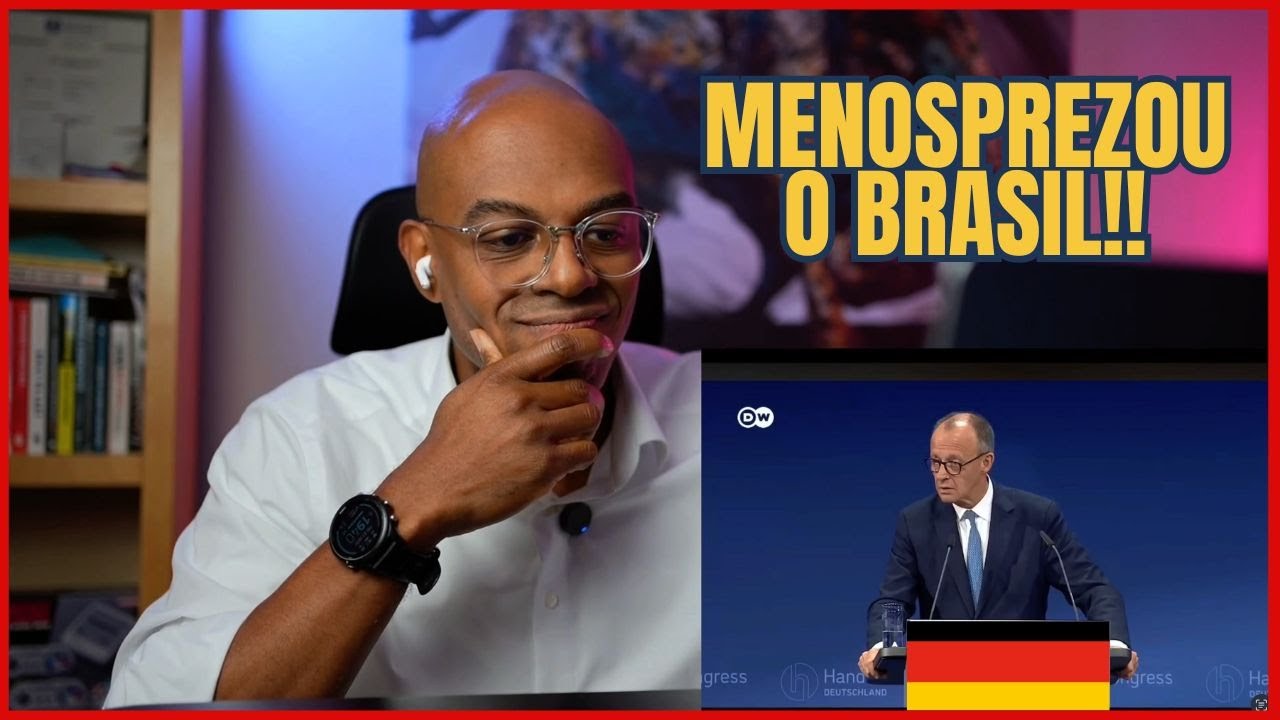 Reagindo à polêmica do chanceler alemão!