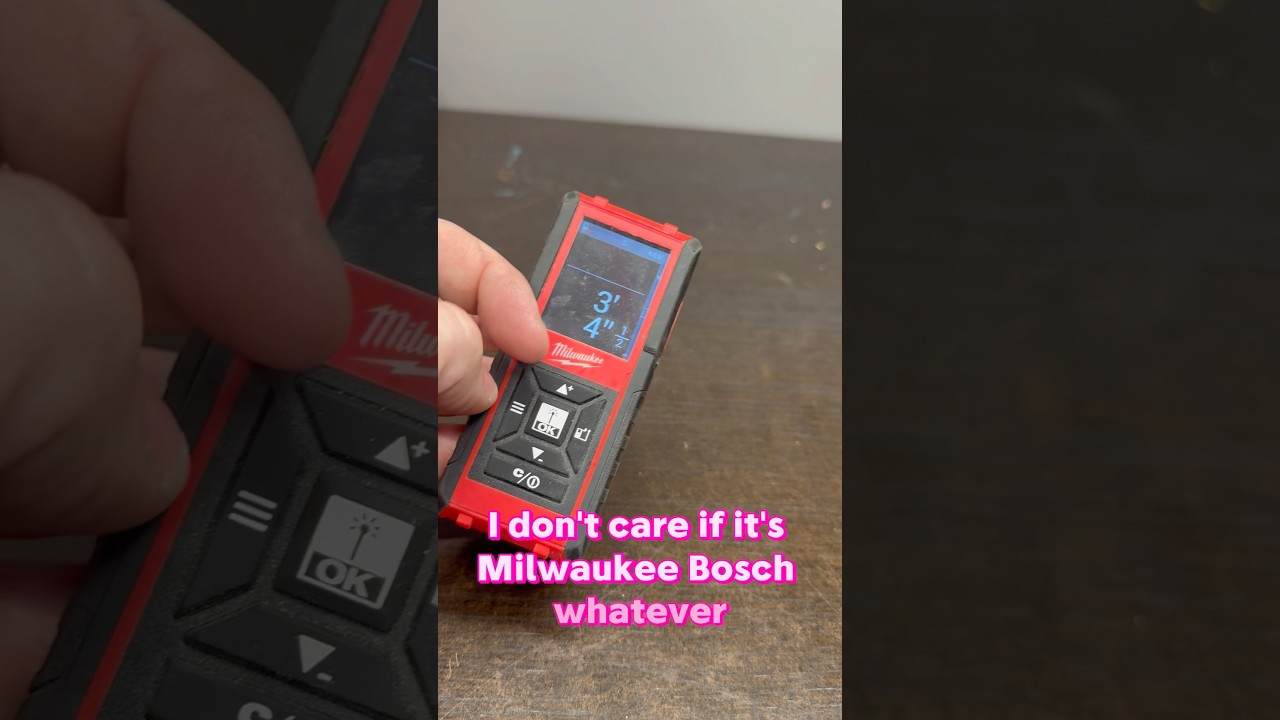 Milwaukee Laser Distance Measurer!  A Must! #tools #work #gear