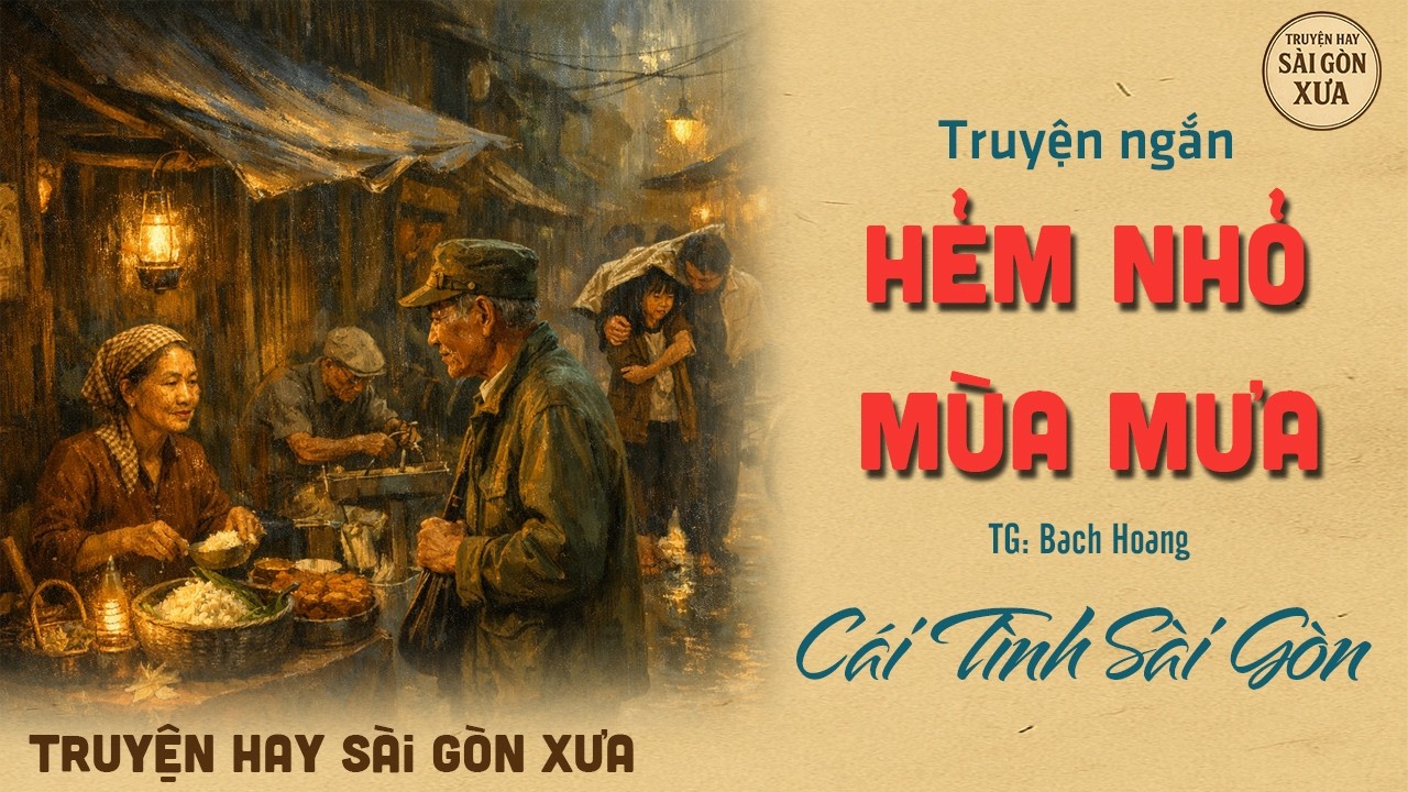 Truyện Hay Sài Gòn Xưa - HẺM NHỎ MÙA MƯA | Nghe Truyện Đêm Saigon Xưa Hay Nhất