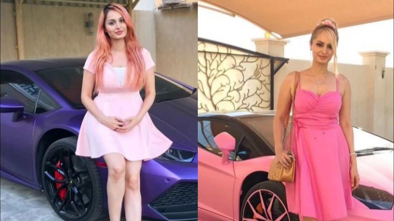 Lana Rose Photos With Luxury Cars & Bikes Dubai l Lana Rose Instagram Best Photo