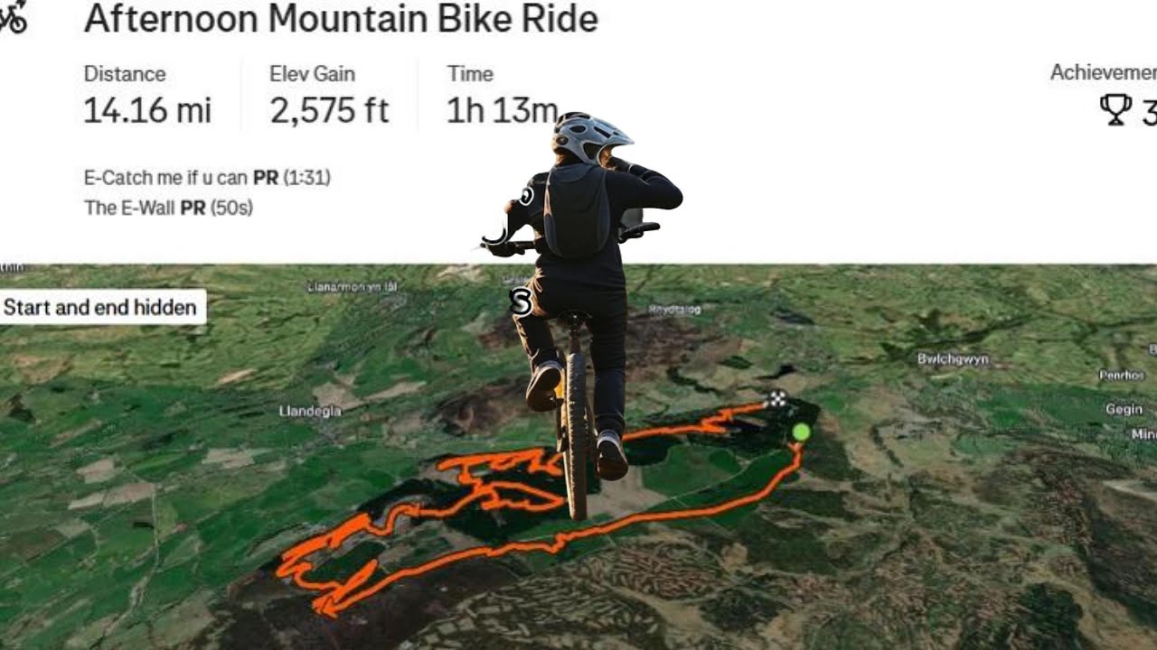 Llandegla Strava routes