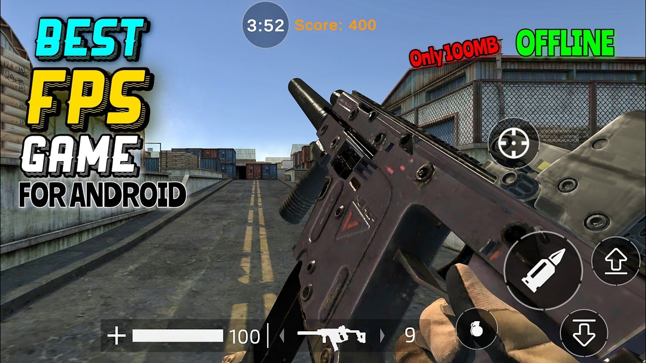 Best Offline FPS Game for Android under 100MB | Best High Graphics FPS Game for Android.