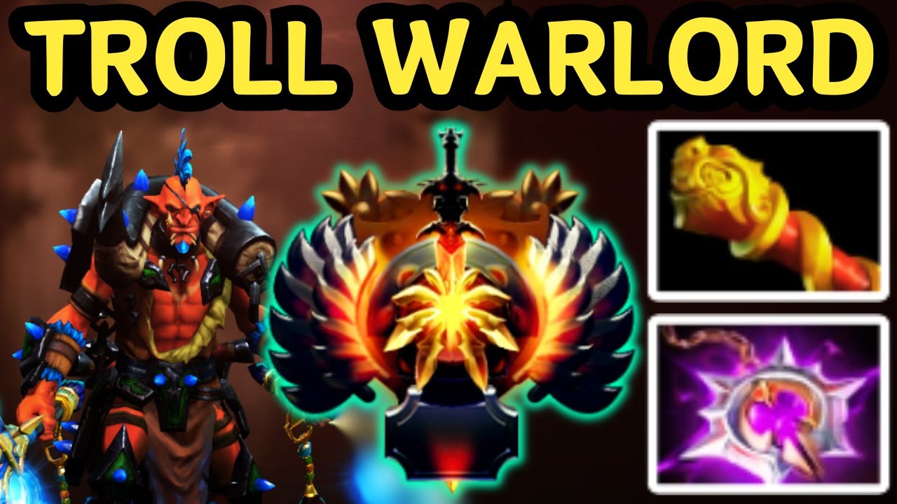 🔥 ABSOLUTE ATTACK SPEED DEMON — TROLL WARLORD CARRY | DOTA 2 🔥