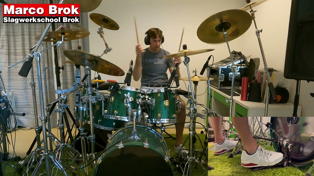 Sanctify Yourself (Simple Minds) drumcover by Marco Brok