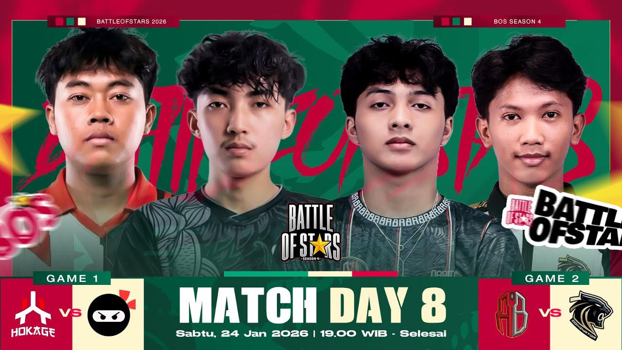 DAY 8 - PENENTUAN OFFLINE  BATTLE OF STARS SEASON 4