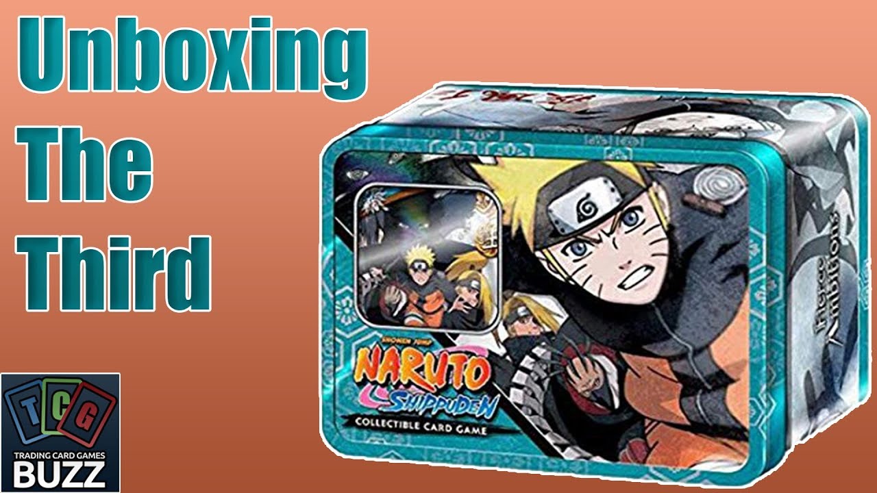 CCG Tin 3 of 3 Naruto VS The Akatsuki- TCG Buzz