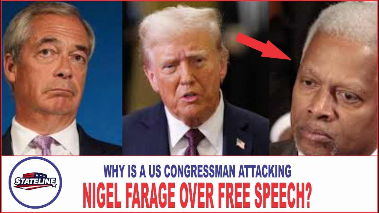 Nigel Farage CLASHES With US Congressman in HEATED Free Speech Hearing