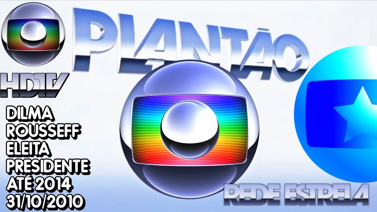 Plantão da Globo: Dilma Rousseff eleita presidente do Brasil até 2014 (31/10/2010)