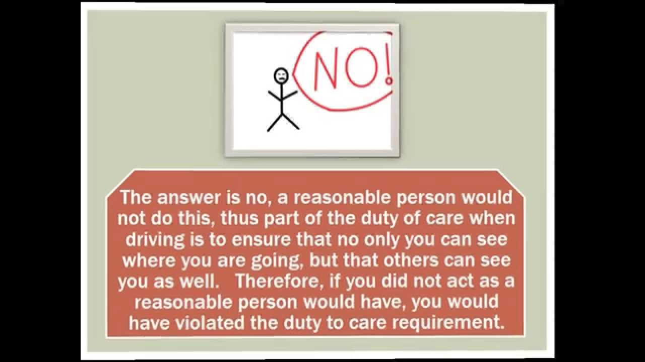 The Reasonable Person Standard
