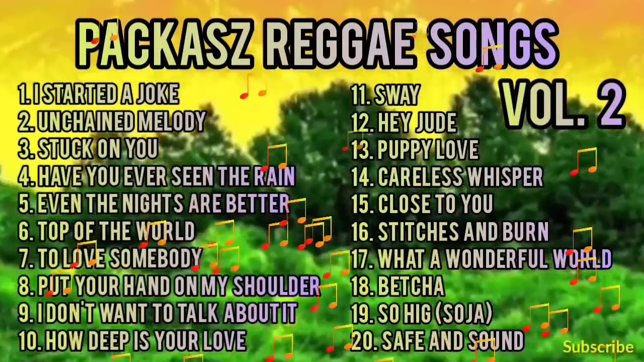 Packasz Acoustic Reggae Covers Nonstop SOngs 2021 - Volume 2