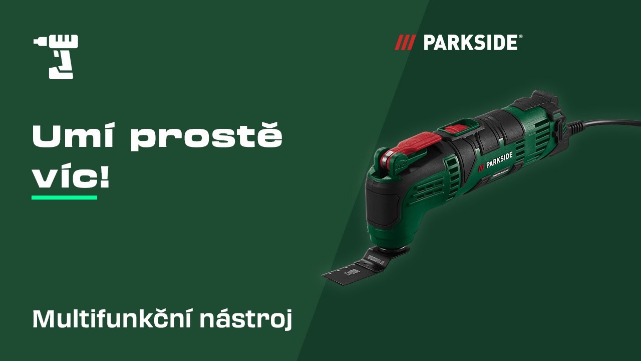 Řezat, oddělovat, &scaron;krabat, brousit - multifunkčn&iacute; n&aacute;stroj PARKSIDE vysvětluje