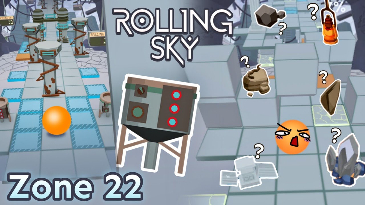 [Скопление аномалий‼️] Rolling Sky - Зона 22