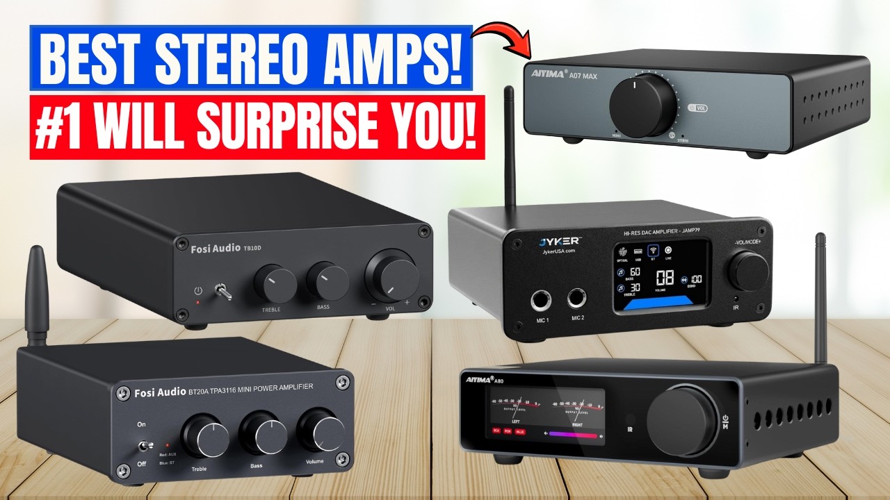 Top 5 Integrated Stereo Amplifiers 2026 | Best Budget Hi-Fi 2-Channel Amps for Audiophiles