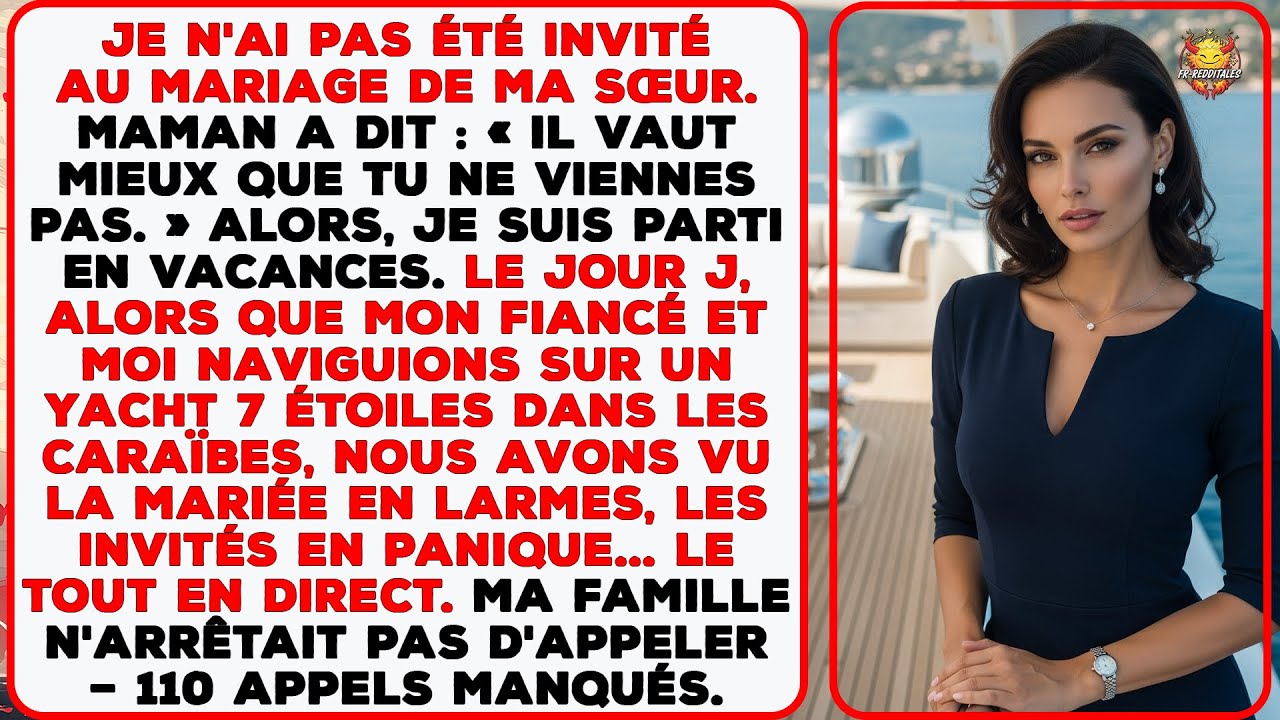 Je naviguais sur un yacht dans les Caraïbes quand j’ai vu le mariage de ma sœur s’effondrer.
