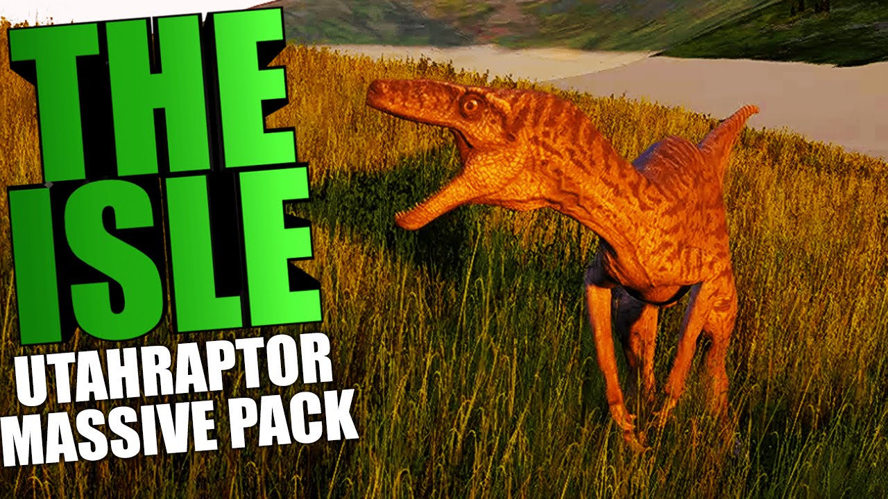 The Isle - UTAHRAPTOR, MASSIVE PACK HUNTING, PROGRESSION (The Isle Funny Moments Gameplay)