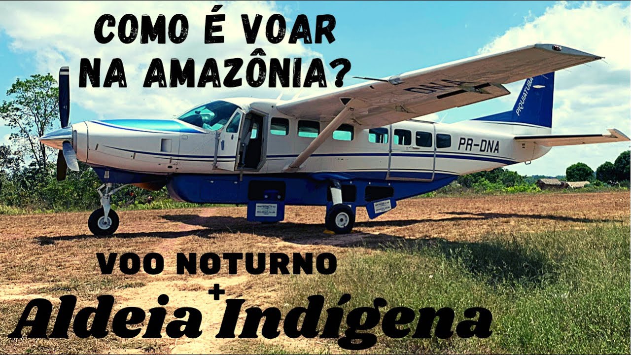 Voando Pela Amazônia 🇧🇷 - Voo Noturno - Missão Aldeia Indígena