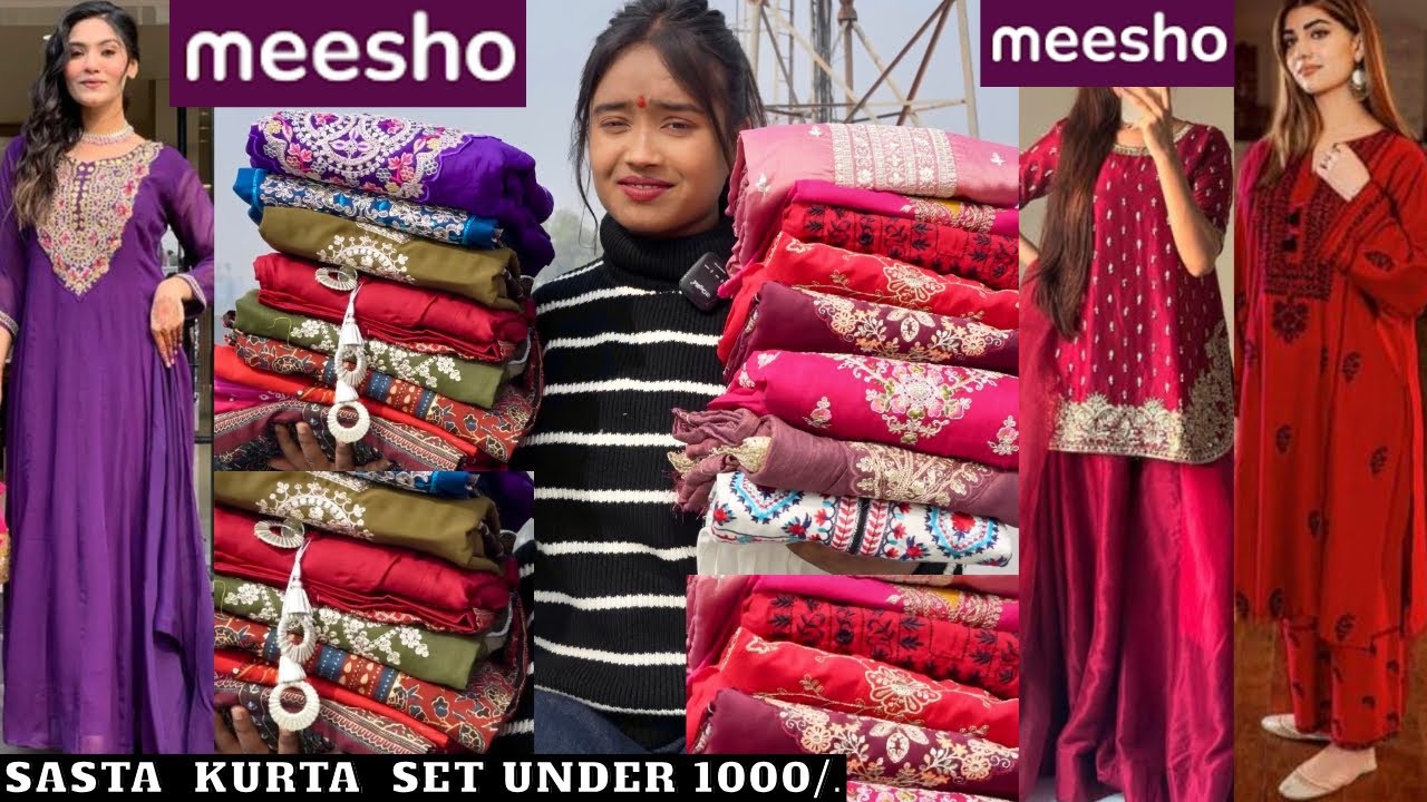 35 Meesho Sasta Ethnic Set Haul 🥰 || Omg 😨 Isse Sasta Kuch Nahi Hoga🤪 || Start Rs.399/.🥹under 1000/.