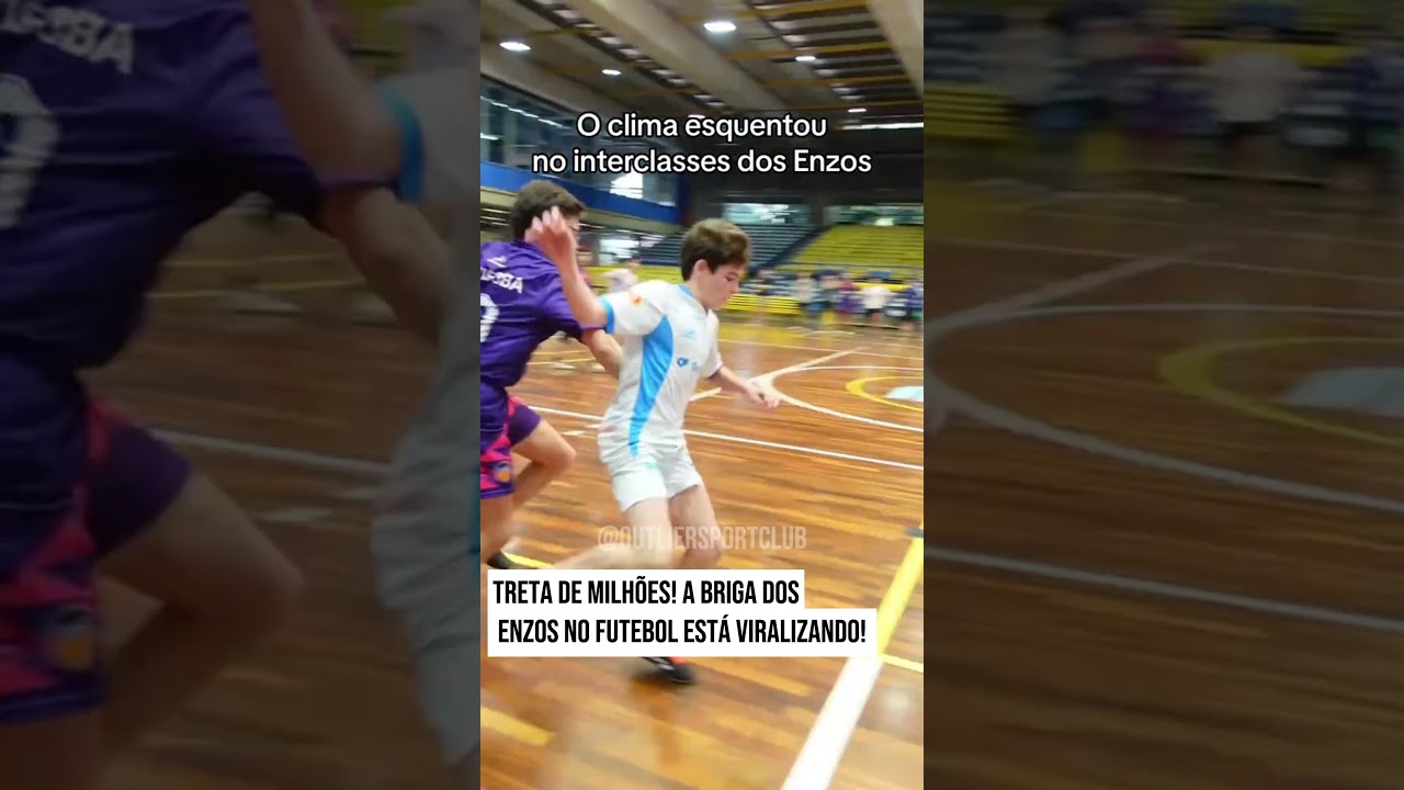 Trata de milh&otilde;es a briga dos enzos no futebol est&aacute; viralizando.#shorts #explorepage