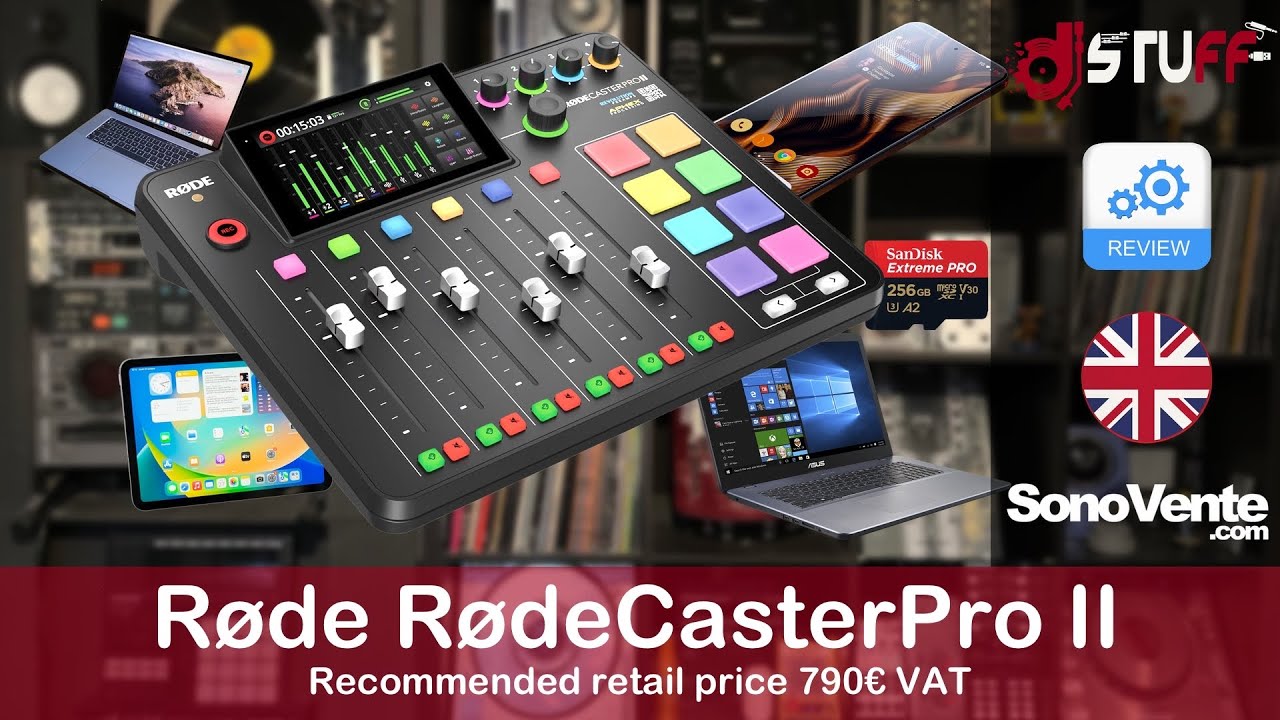 RødeCasterPro II Multitrack / multiplatform podcast & recording 🇬🇧