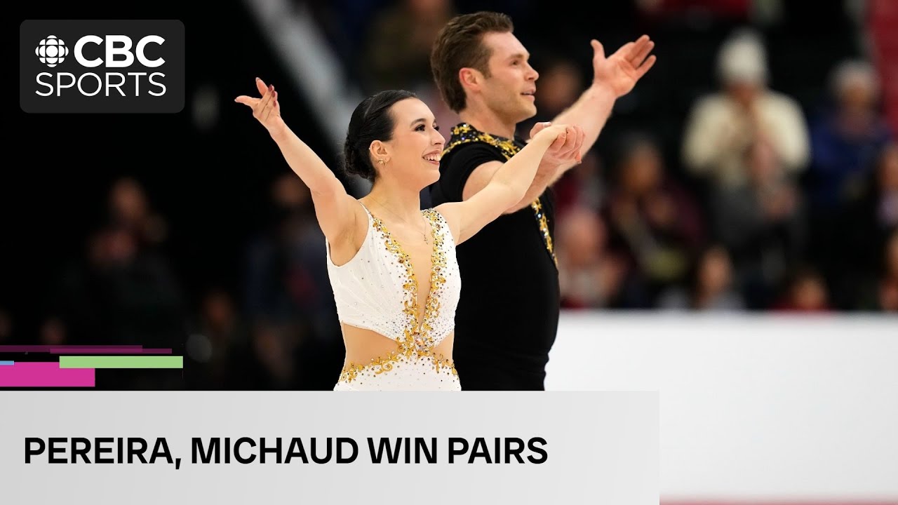 Canadian pair Pereira, Michaud capture their 1st-ever national figure skating title | #CBCSports