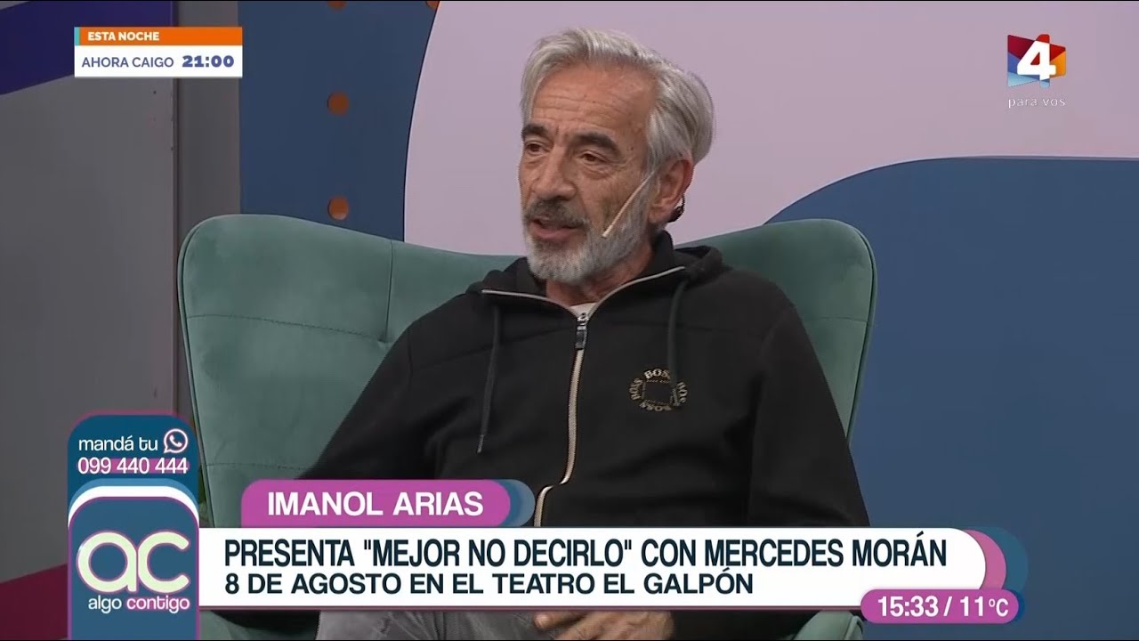 Algo Contigo - Imanol Arias presenta 