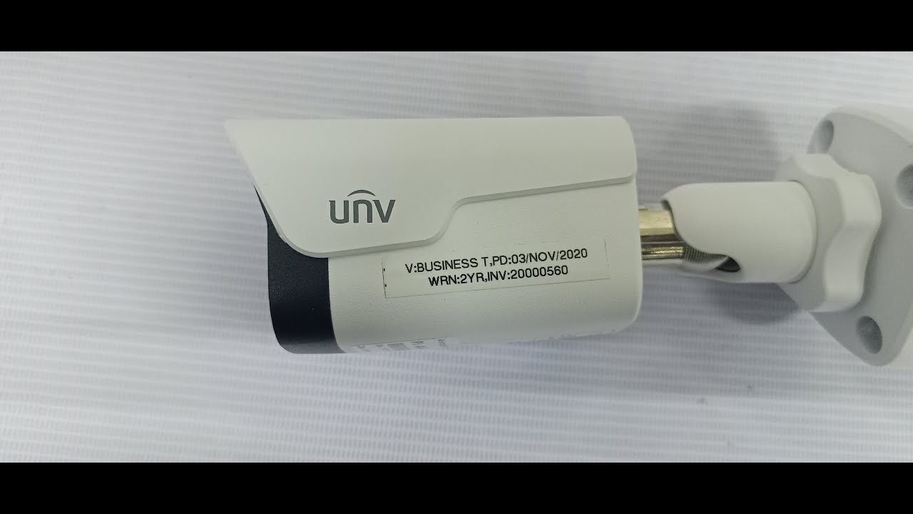 Uniview IP Camera Full Configuration.