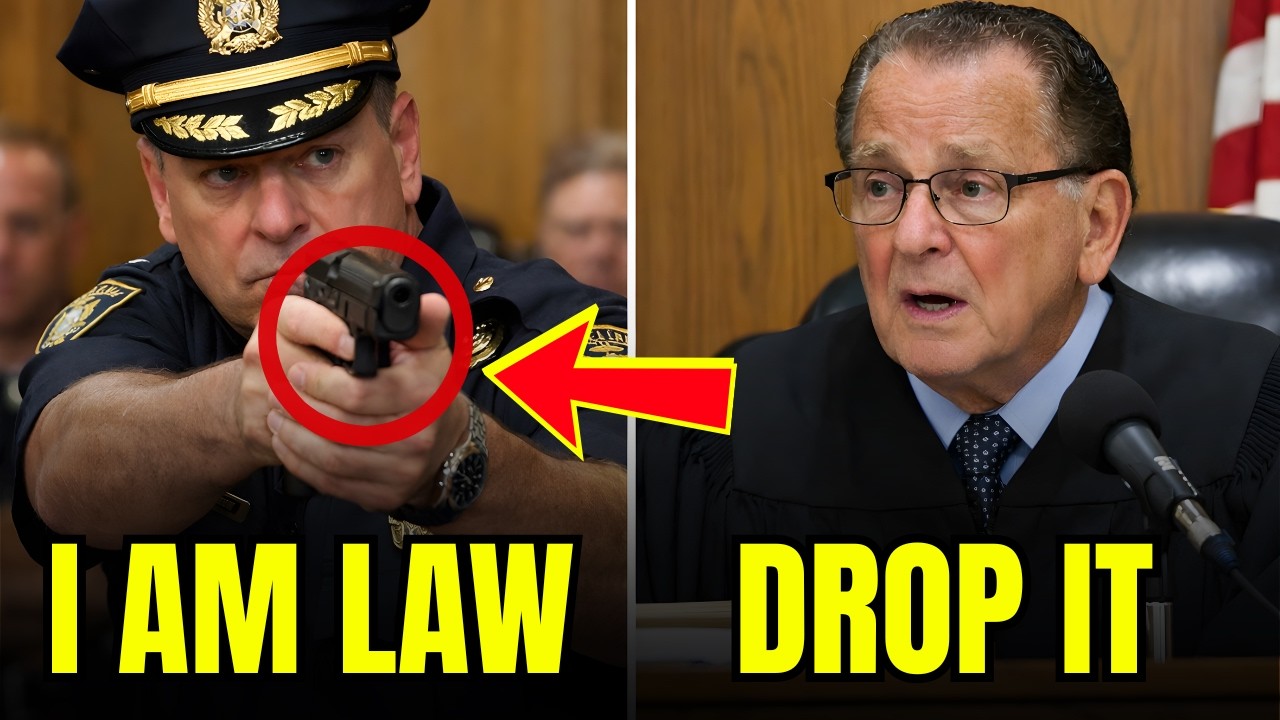 Police Chief Pulls Gun on Judge Caprio, Arrested in Seconds Shocking Courtroom Justice Story