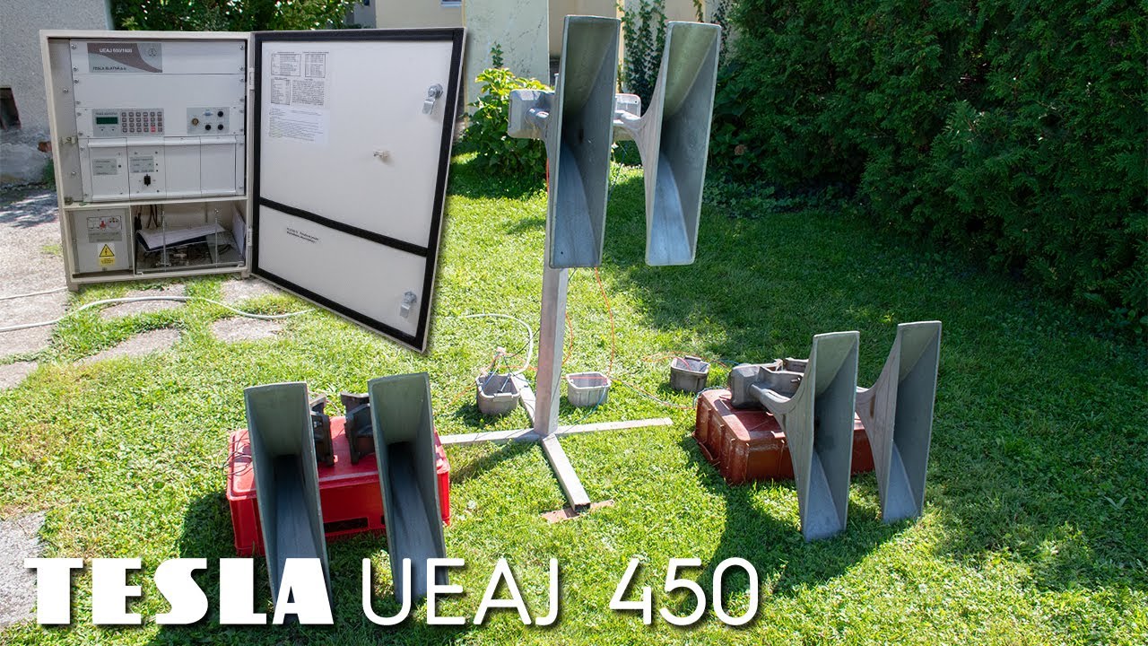 Zkouška sirén | TESLA UEAJ | 06.09.2023 | 6 hliníkových ozvučnic