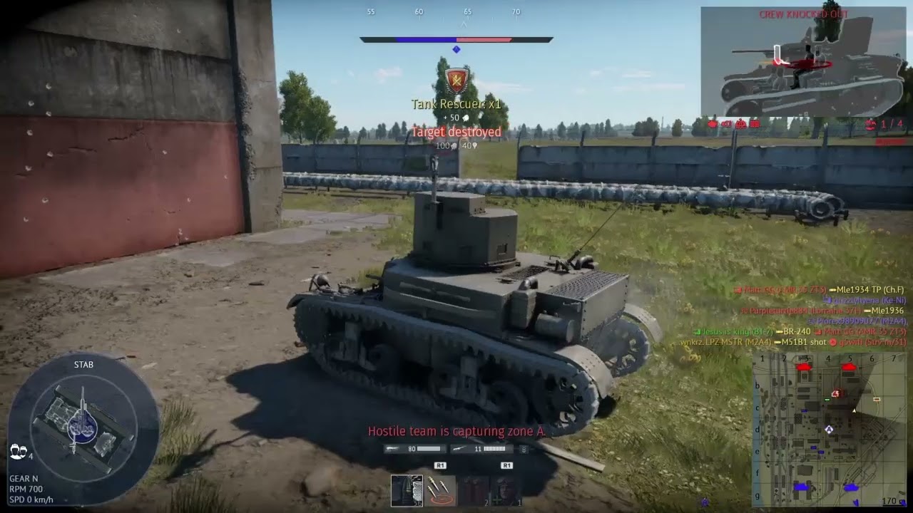 War Thunder - USA Reserve Tier Clawing away from defeat