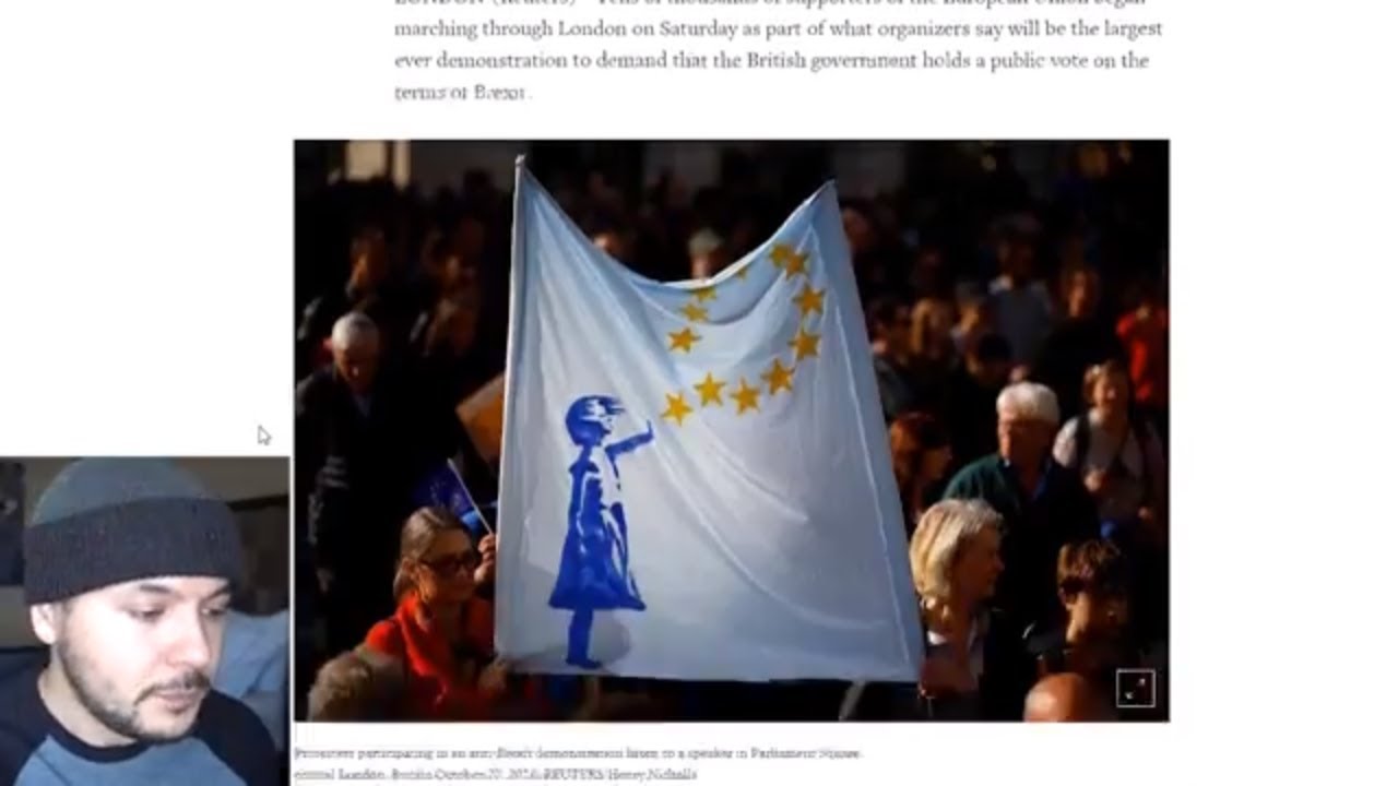 Massive Protest Demands New Vote On Brexit, They 